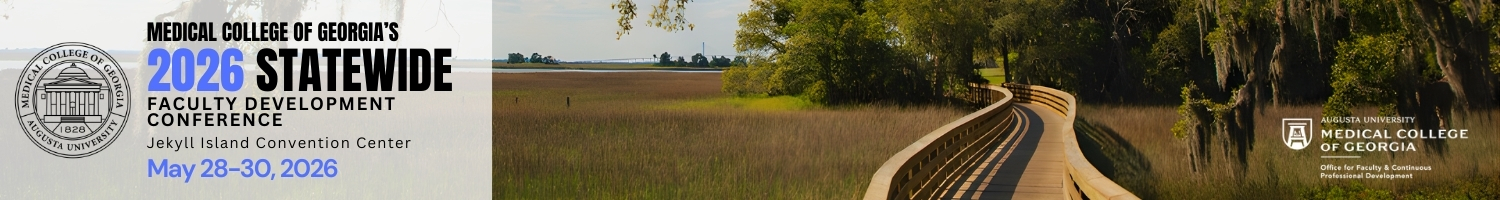 MCG Statewide Faculty Development Conference 2026 Banner